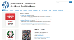 Desktop Screenshot of odceclarino.it
